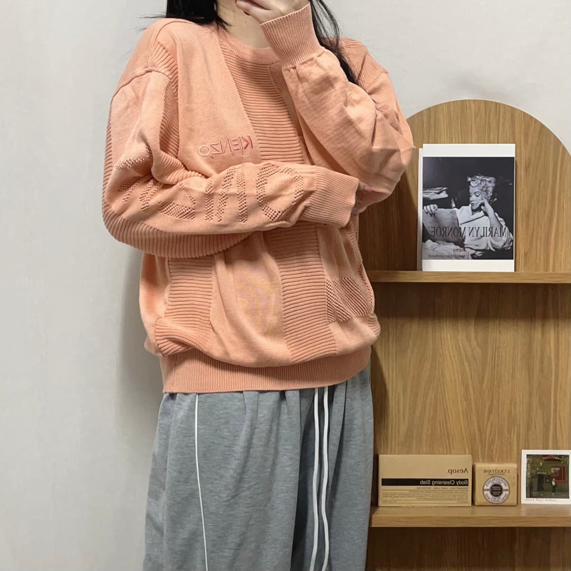 [정품] 겐조 살구 옆라인 짜임 니트 [ 3 ] 상품이미지1