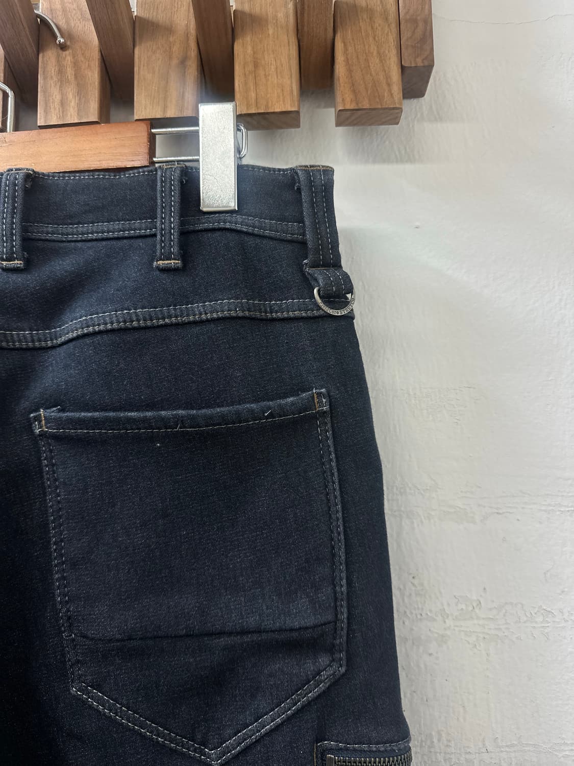 일본빈티지 FieldCore 필드코어 인디고 기모 워크 데님 팬츠 상품이미지5