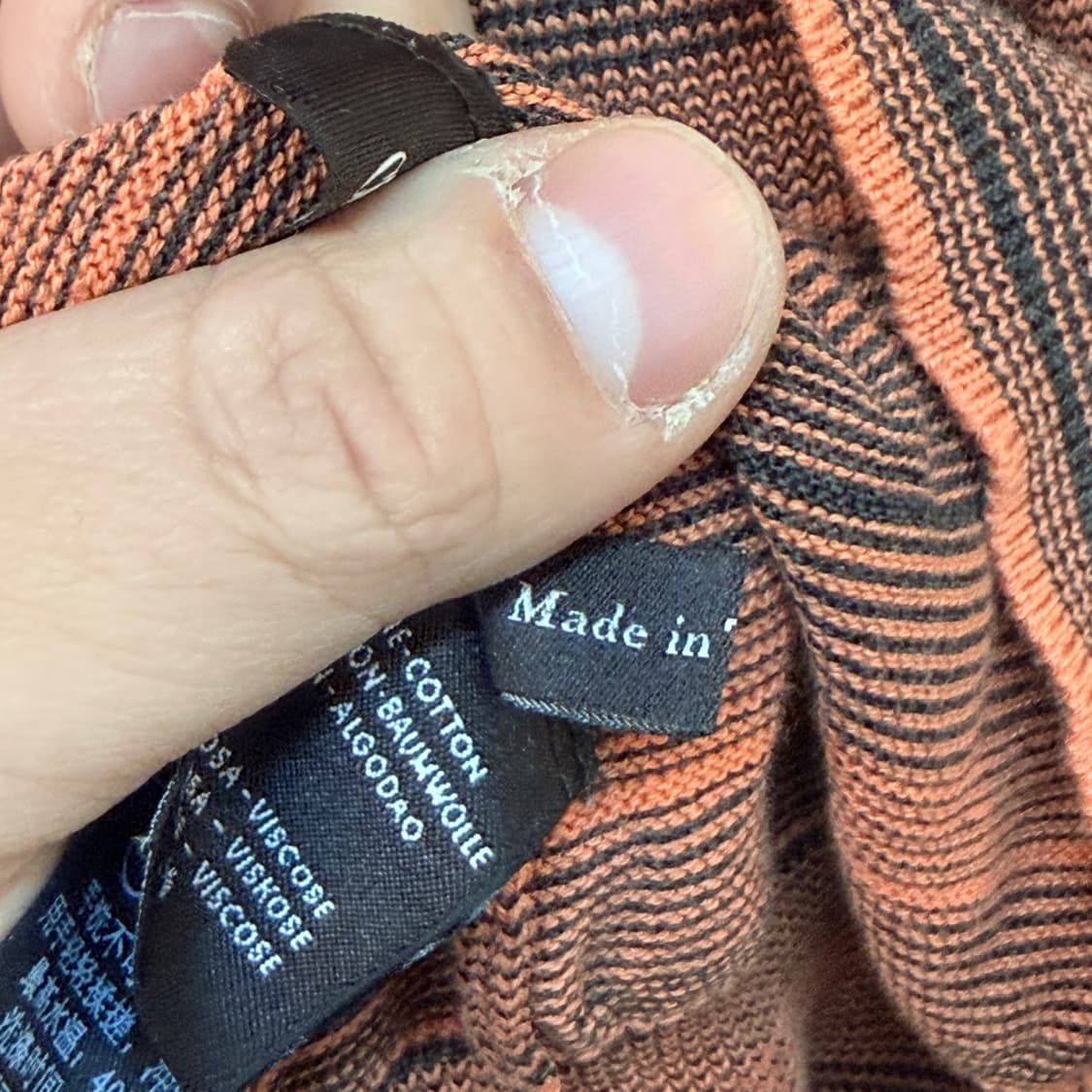 제냐 스트라이프 코튼 비스코스 M L 추천 상품이미지8