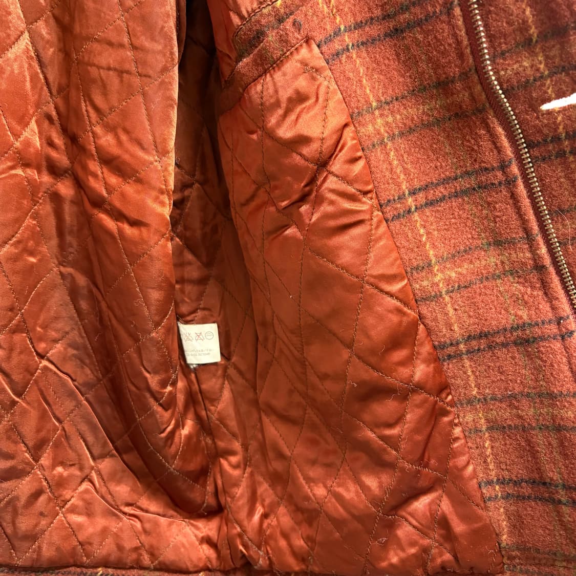 80s JEAN-COX 체크 울 워크 자켓 (JPN) 상품이미지7