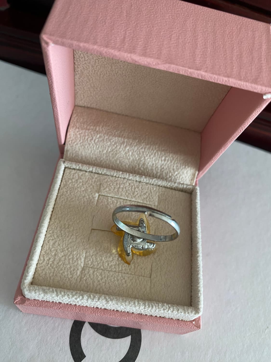 빈티지 노란꽃 반지 일본 수입 반지 상품이미지9