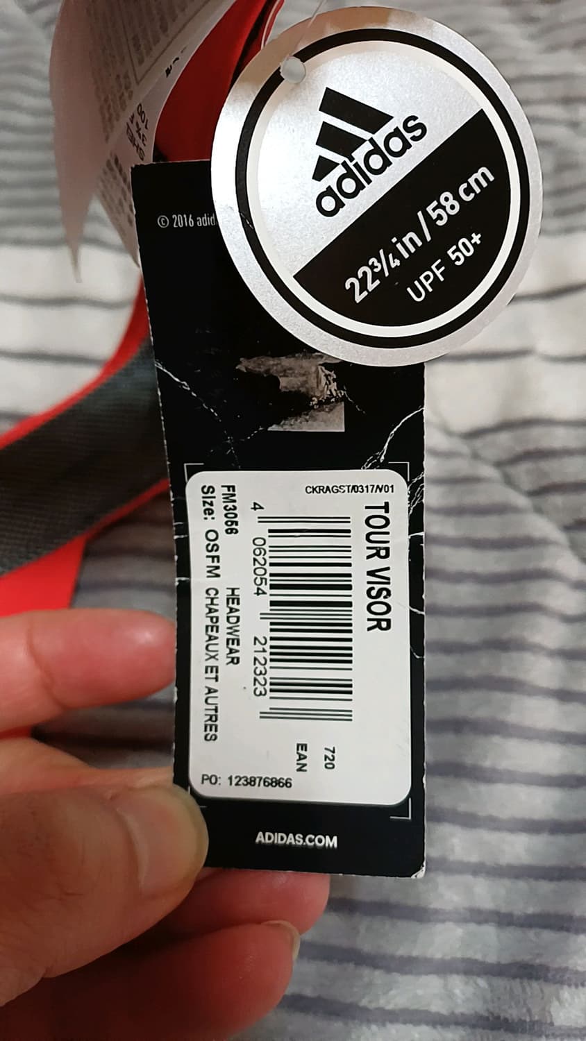 아디다스골프 미사용 썬캡 Free 상품이미지2