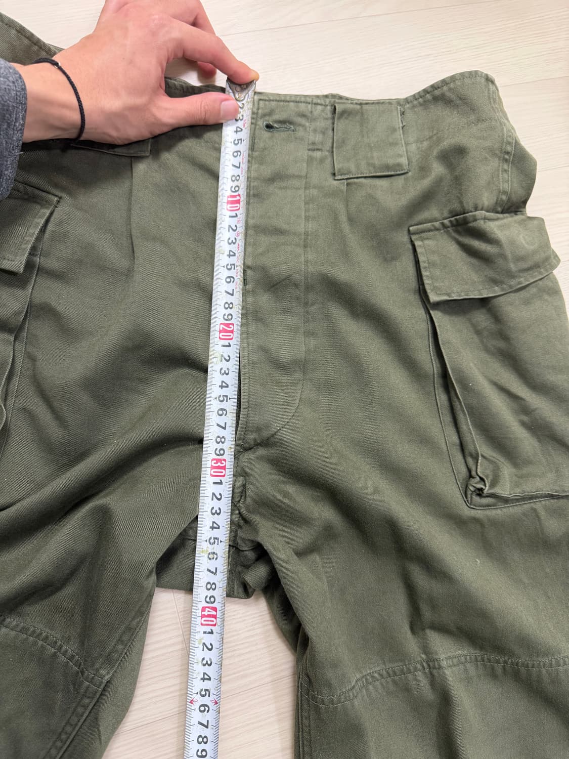 일본 빈티지 1995년 생산 교정복 바지 상품이미지9