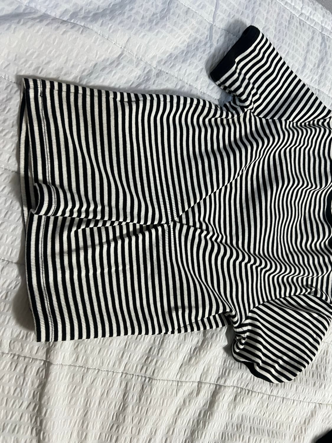 마리떼프랑소와 W DEEP NECK RINGER TEE black 상품이미지4