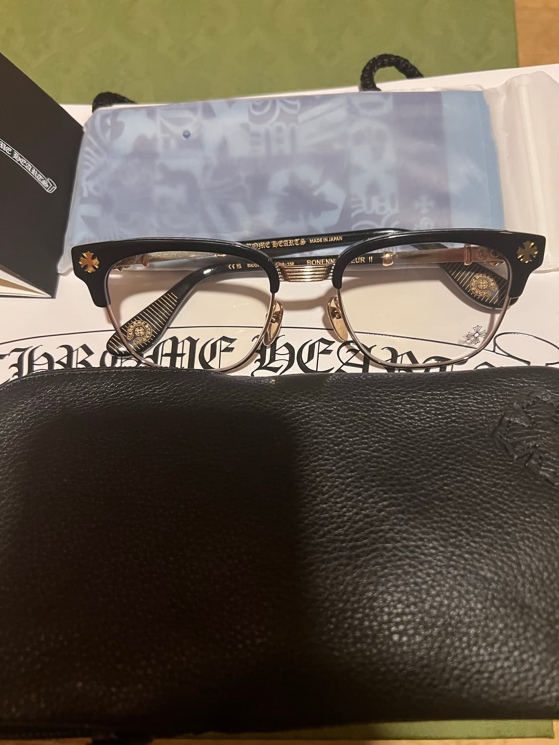 크롬하츠 보넨노이슈어2 블랙골드 새상품 상품이미지1