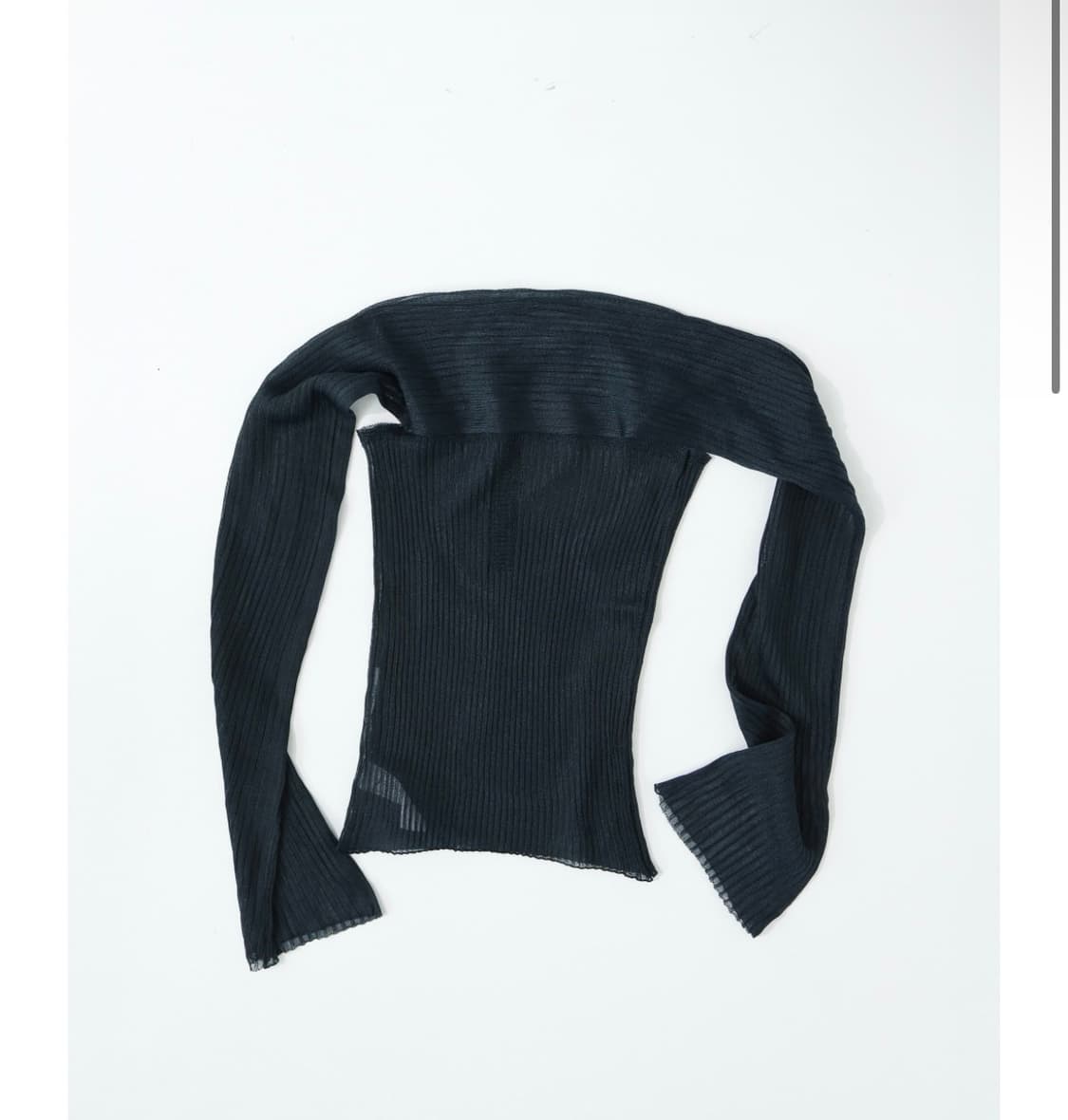 SHEER TANK TOP 블루 상품이미지1