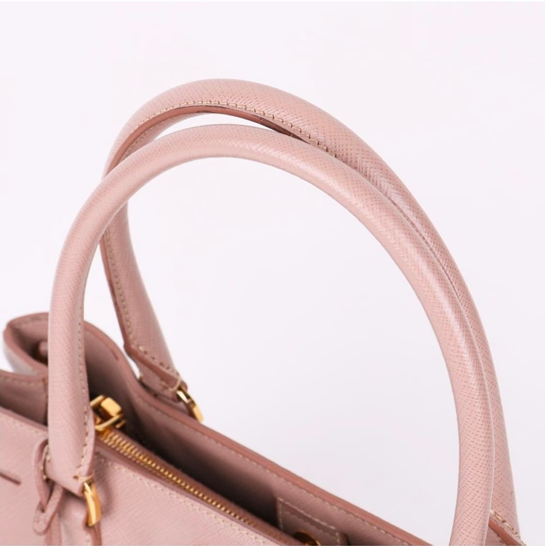 프라다 BN1874 인디핑크 사피아노 럭스 토트백, 스트랩 상품이미지4