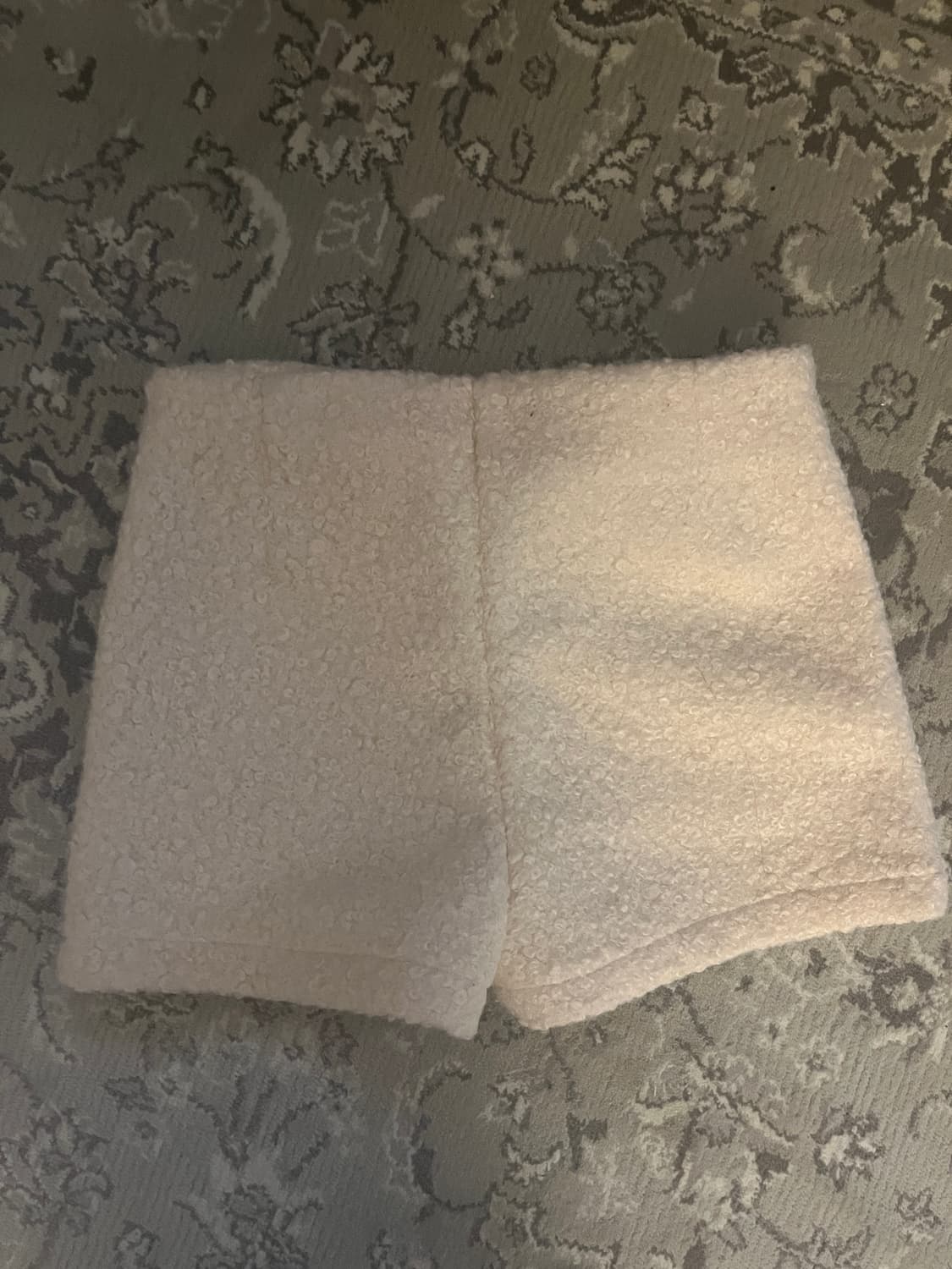 뽀글이 울 모직 숏 반바지 아이보리 M 상품이미지3