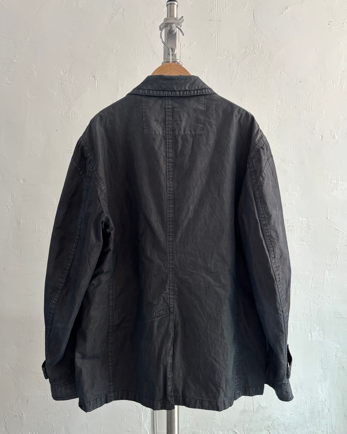 C.P. Company 씨피컴퍼니 블랙 컬러 가먼트다잉 버튼 자켓 상품이미지10