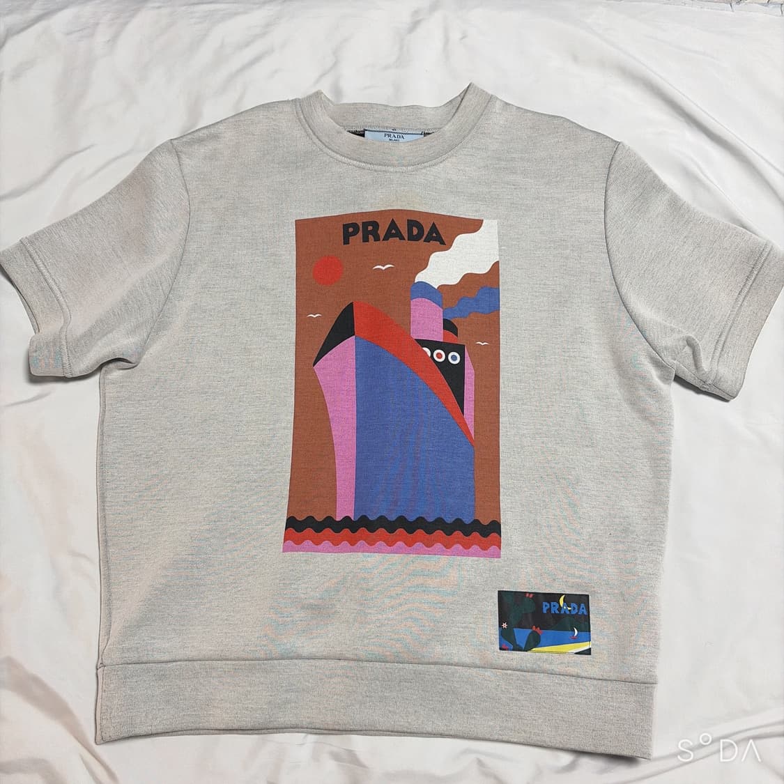 프라다 17s 올림피아 자그놀리 반팔티 S 상품이미지1