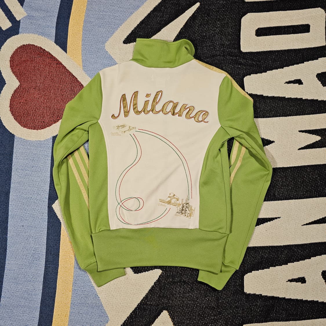 아디다스 우먼스 밀라노 트랙탑 XS 상품이미지2