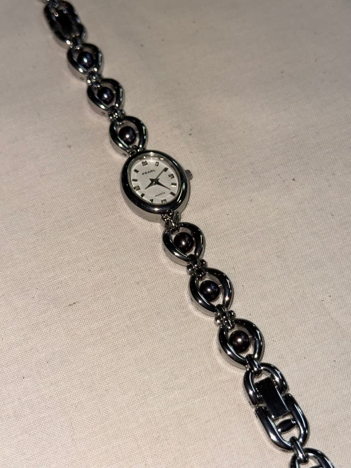 [VINTAGE] PEARL Silver Pearl Bracelet Wa 상품이미지3