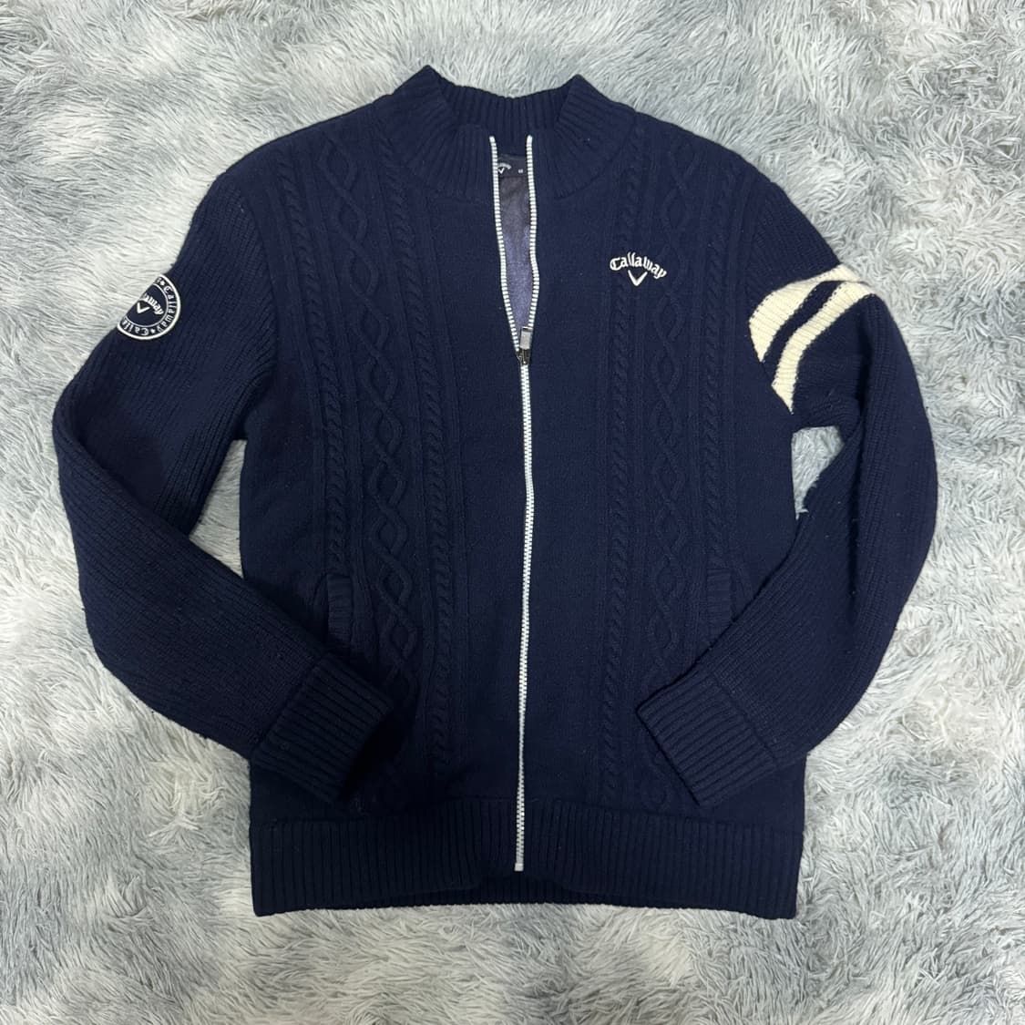 캘러웨이 캐시미어 울 니트집업 95사이즈 상품이미지1