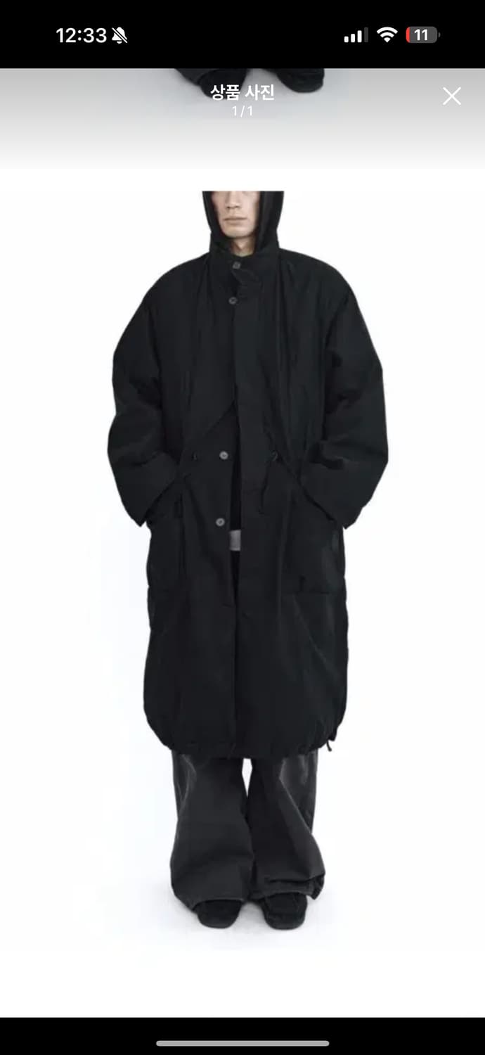 폴리테루 25fw 헤비델파카 삽니다 상품이미지1