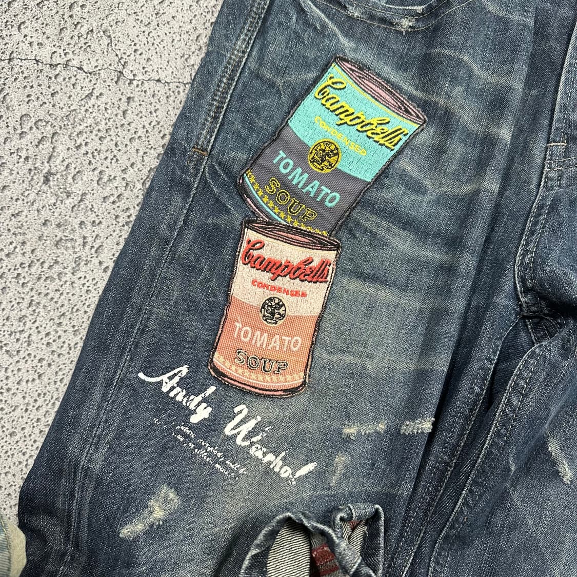 ✨ (바배) 앤디워홀 팝아트 데님 팬츠  상품이미지3