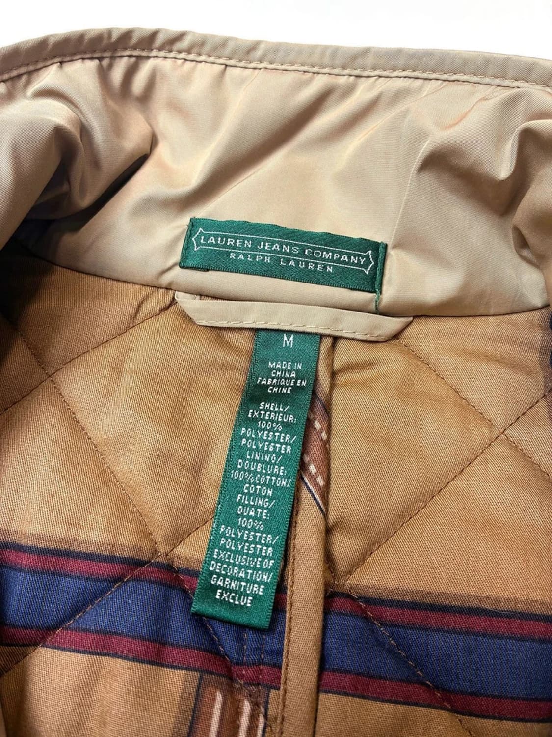 로렌 랄프로렌 00's 가죽 배색 퀼팅 자켓 PN5707 상품이미지6