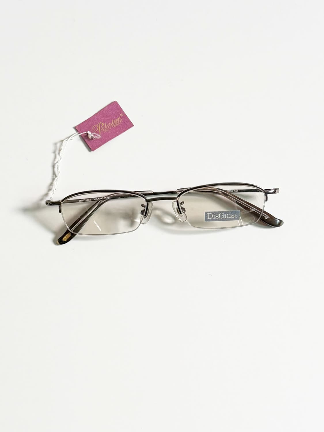 DisGuise 반무테 스퀘어 메탈 프레임 빈티지 안경 상품이미지1