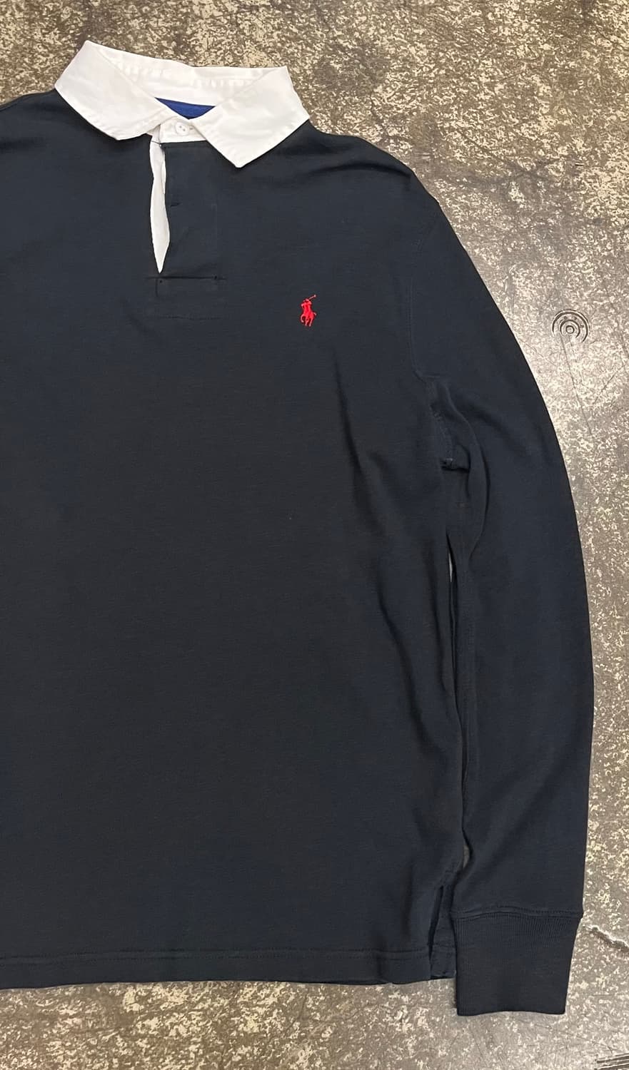 폴로 랄프로렌 럭비 셔츠 블랙 긴팔 상품이미지3