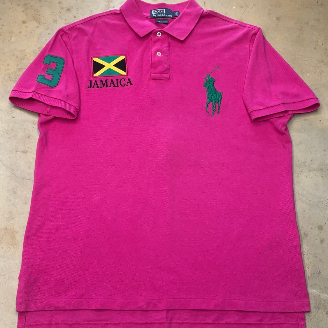 🫶🏻 폴로랄프로렌 치프키프 빅포니 자메이카 핑크 카라 반팔티 🫶🏻 상품이미지1