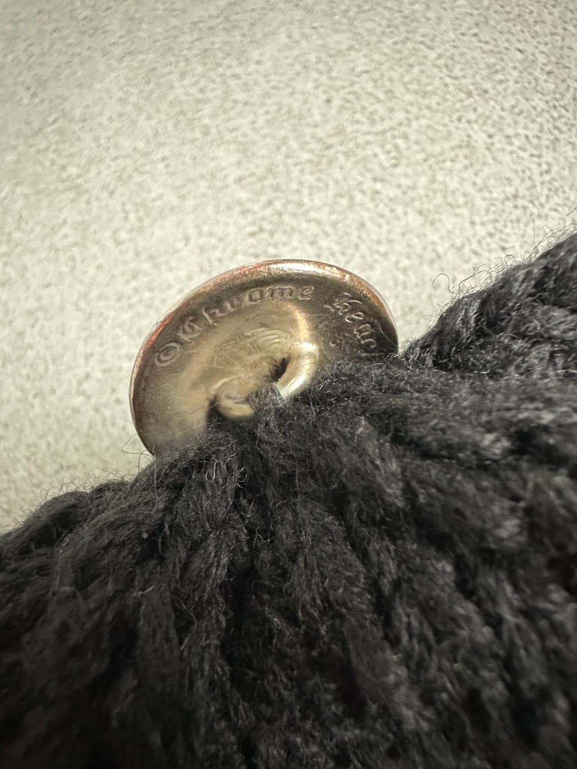 크롬하츠 캐시미어 크로스 오버사이즈 비니 상품이미지4