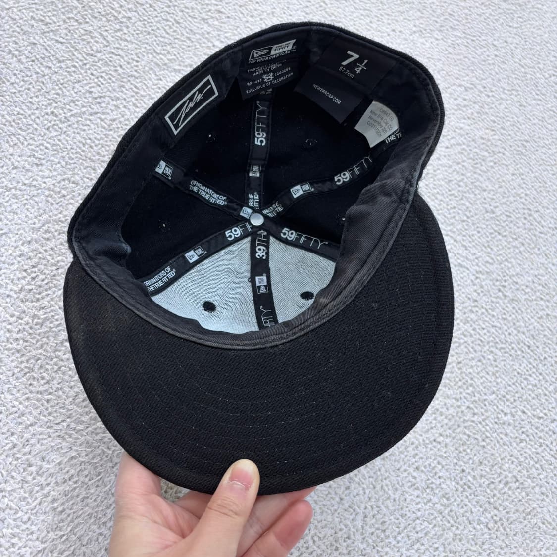 7 1/4 뉴에라 로고 스냅백 볼캡 0415E 상품이미지5