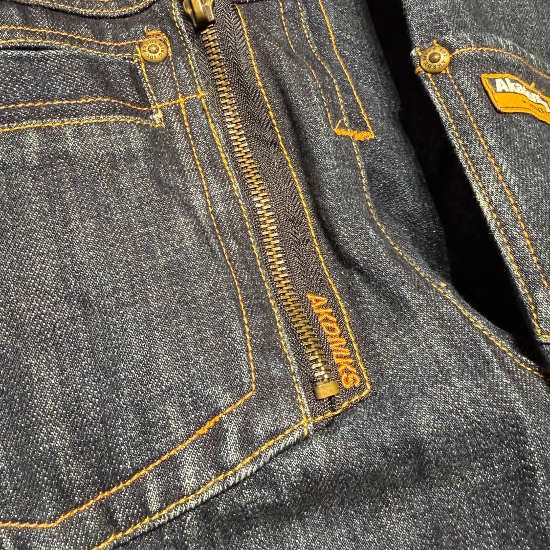 아카데믹스 00s 데님 커버올 자켓 XXL 상품이미지5