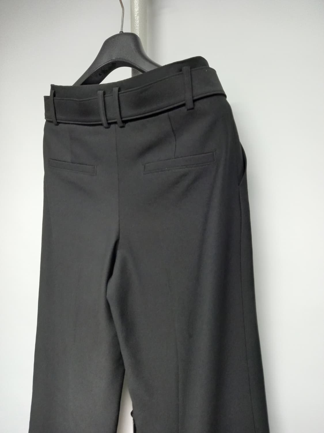 세컨플로어 춘추 하이웨스트 핀턱 일자통핏팬츠 55 상품이미지6