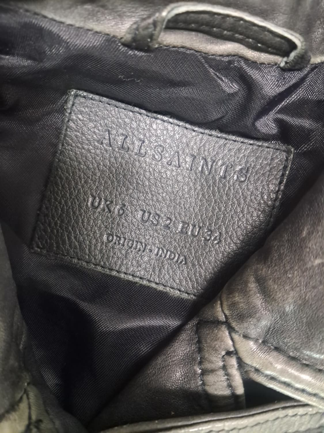 올세인츠 가죽자켓 상품이미지3