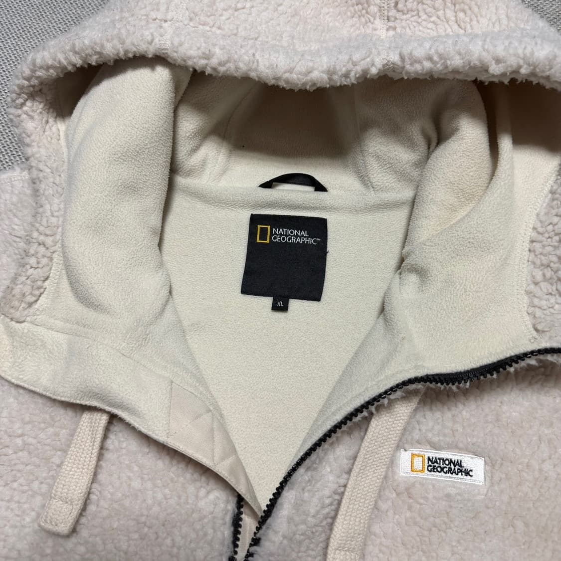 내셔널지오그래픽 뽀글이 후리스 후디 상품이미지3