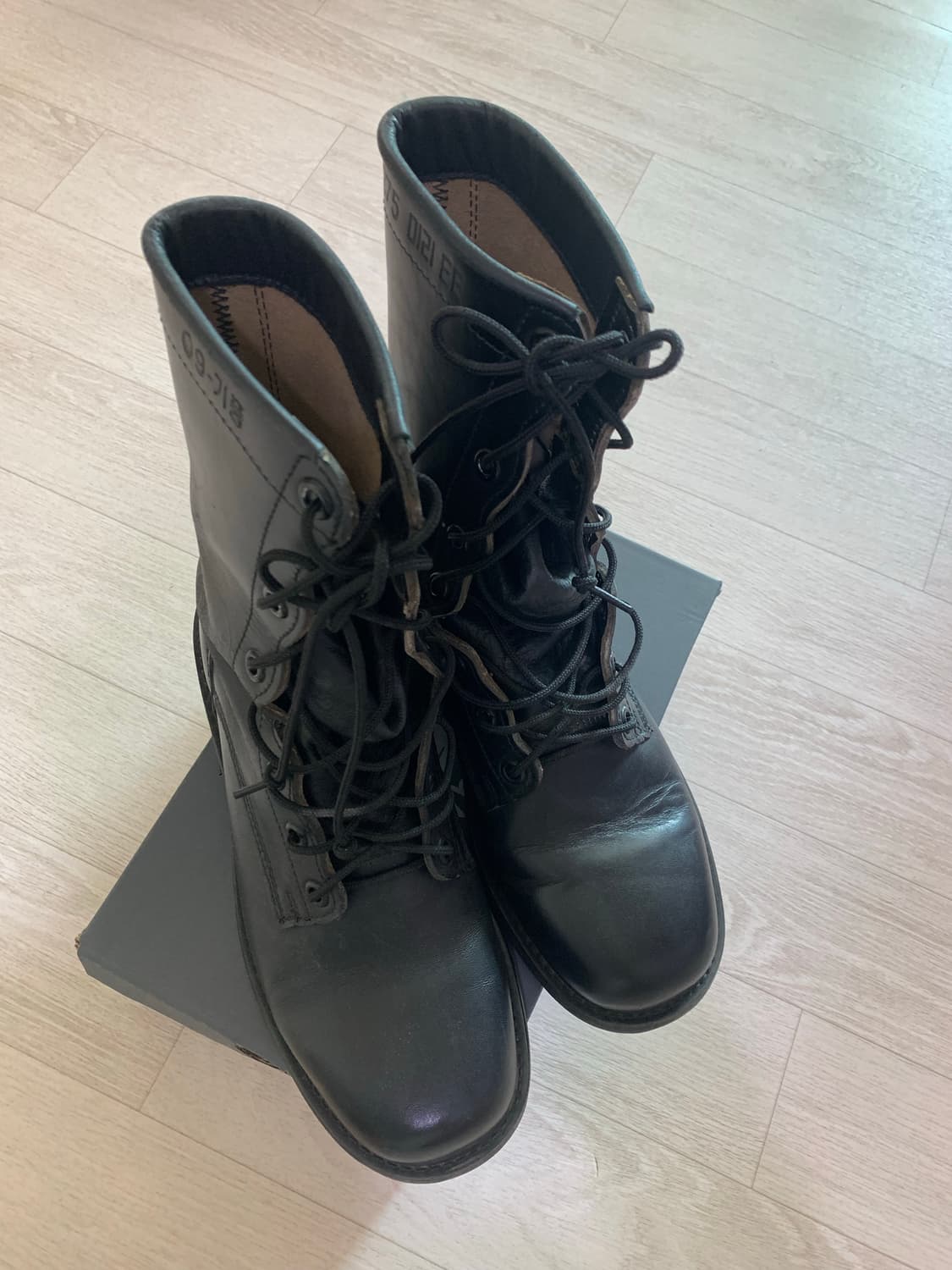 밀리터리 리얼레더 워커 군화 275mm 상품이미지1