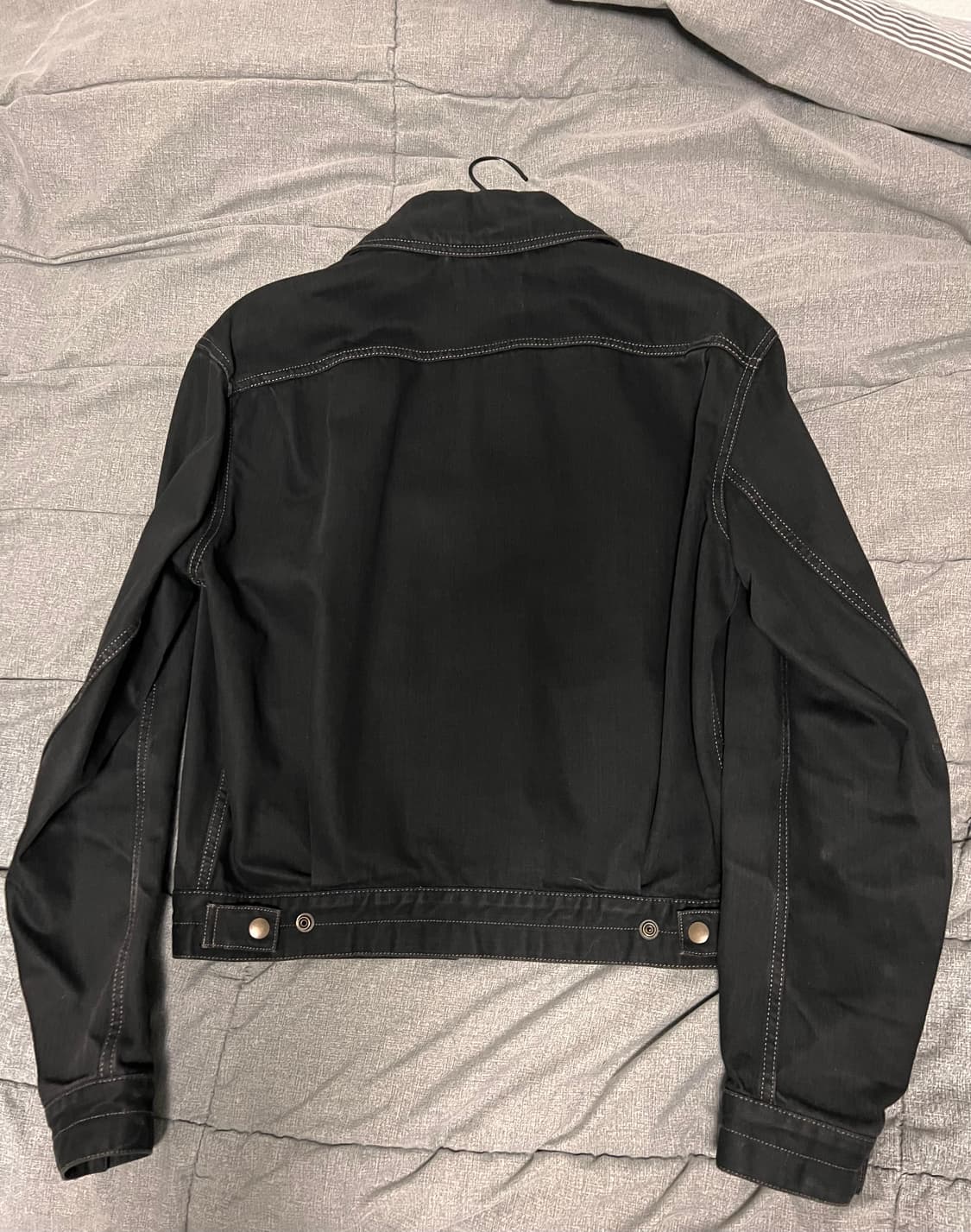 (46) 르메르 20ss 트러커 데님 자켓 블랙 상품이미지6