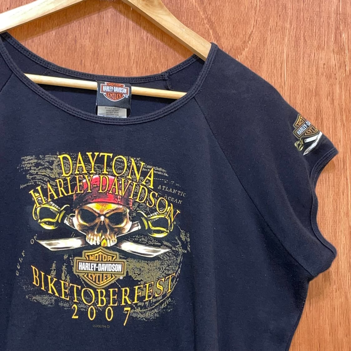 (XL) USA Harley Davidson 할리 프린팅 반팔티 상품이미지2
