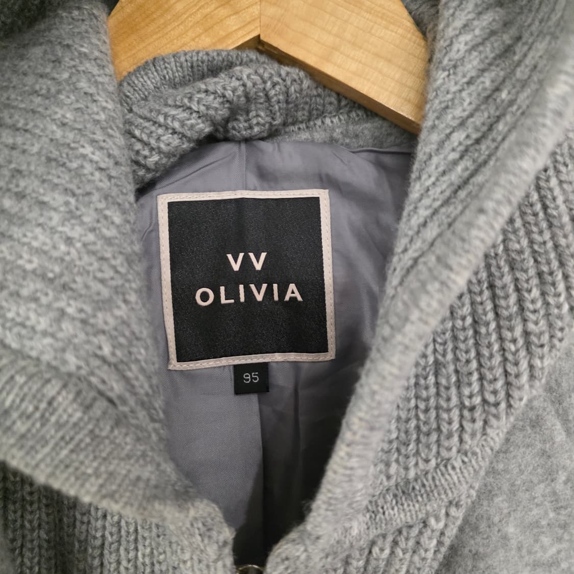 VV OLIVIA 후드 코트 그레이 95 상품이미지7