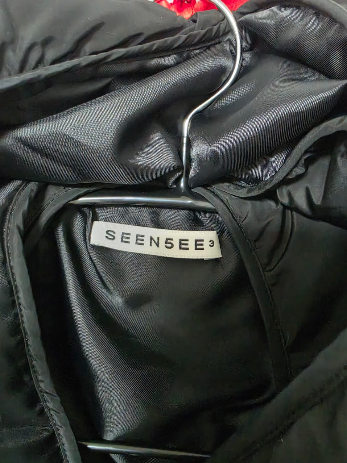 seen padded blanket jacket black 상품이미지6