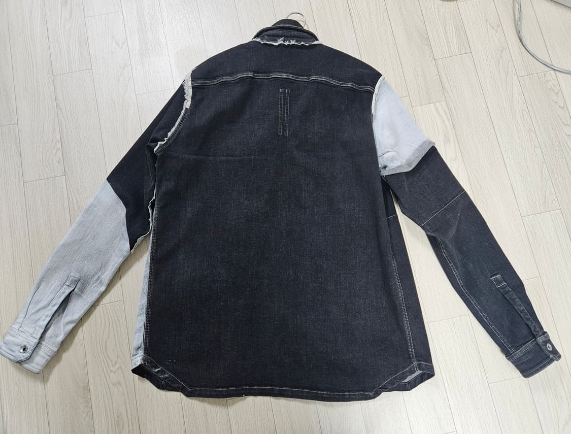 릭오웬스 타이론 데님 셔츠 자켓 m 상품이미지3