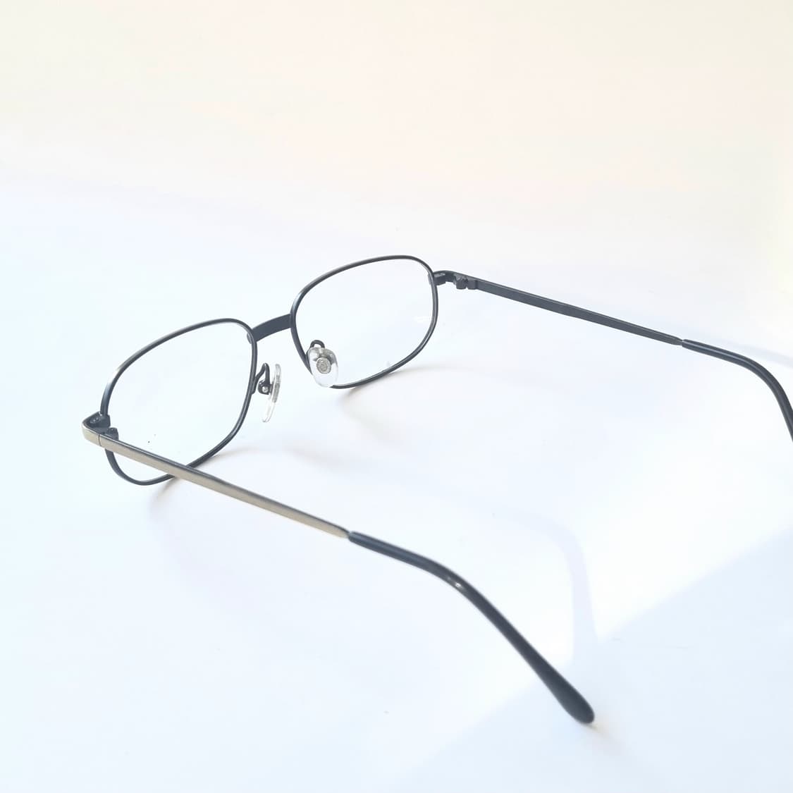 데드스탁 빈티지 무드 앤틱 골드 사각 메탈 안경테 433 상품이미지6