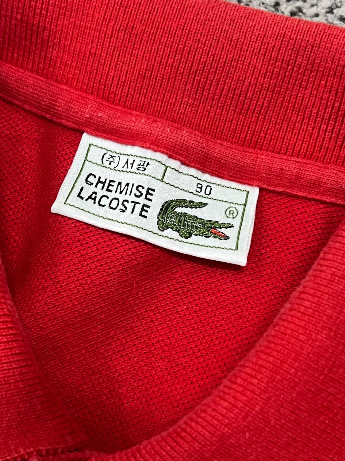 (90) 라코스테 올드스쿨 PK 카라 티 상품이미지3