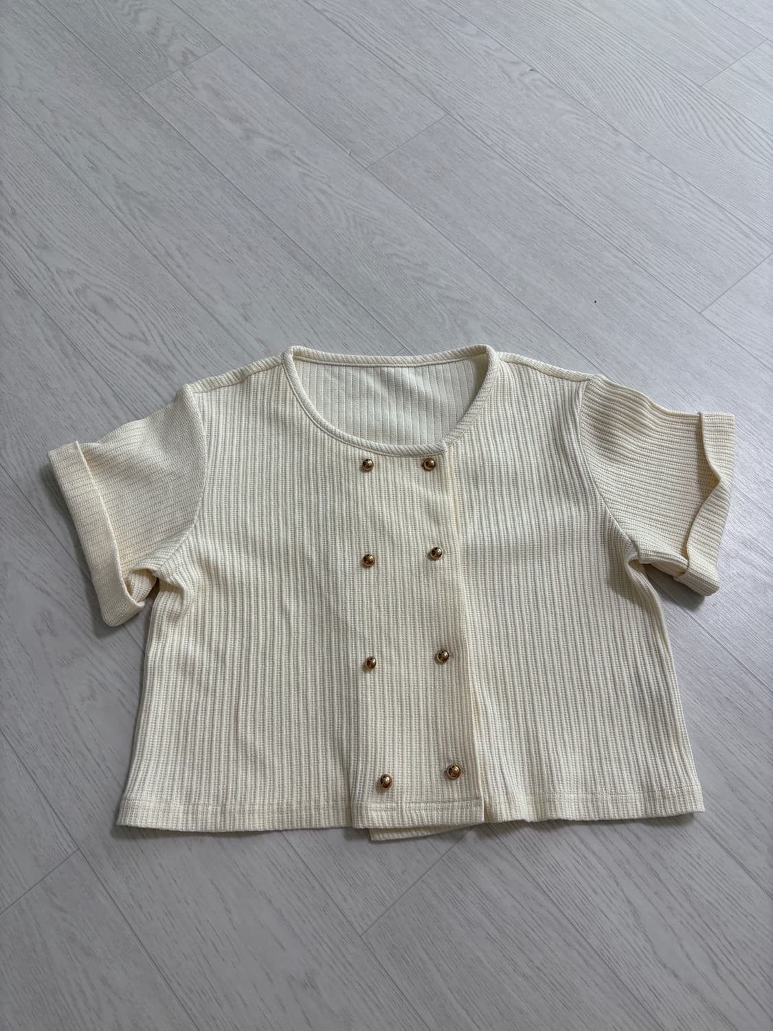 fabricology 트위드 반팔 재킷 상품이미지2