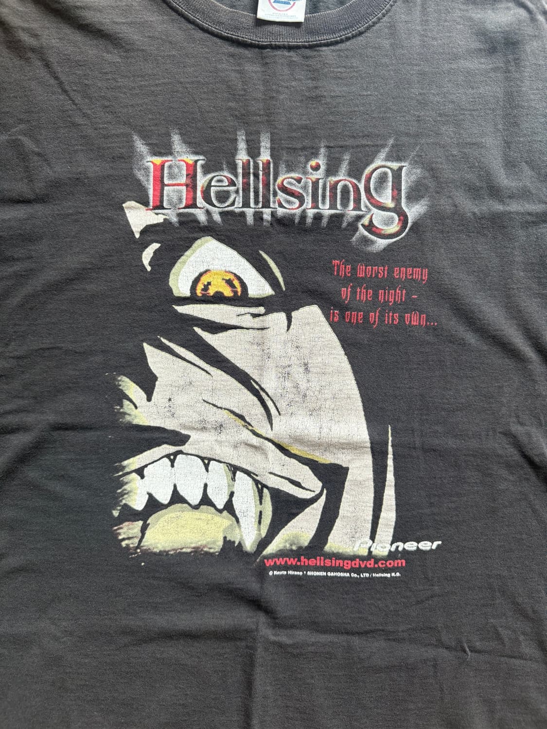 HELLSING 애니메이션 빈티지 티셔츠 상품이미지4