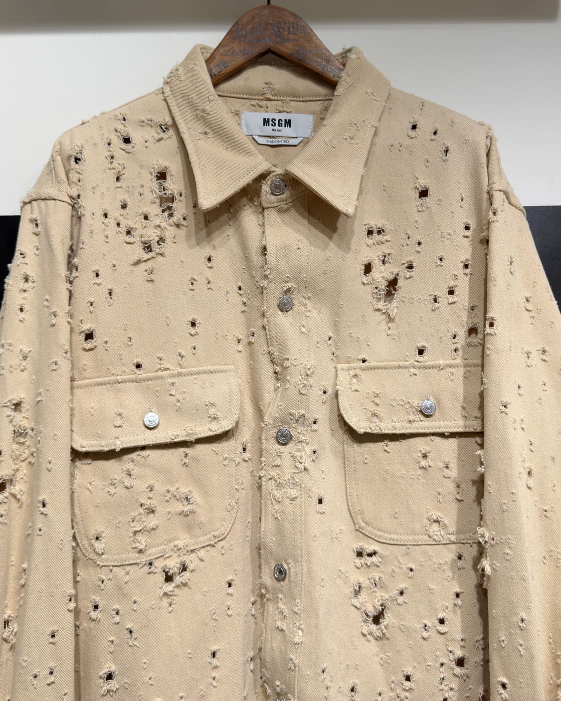 MSGM 이태리 데미지 자켓 상품이미지2