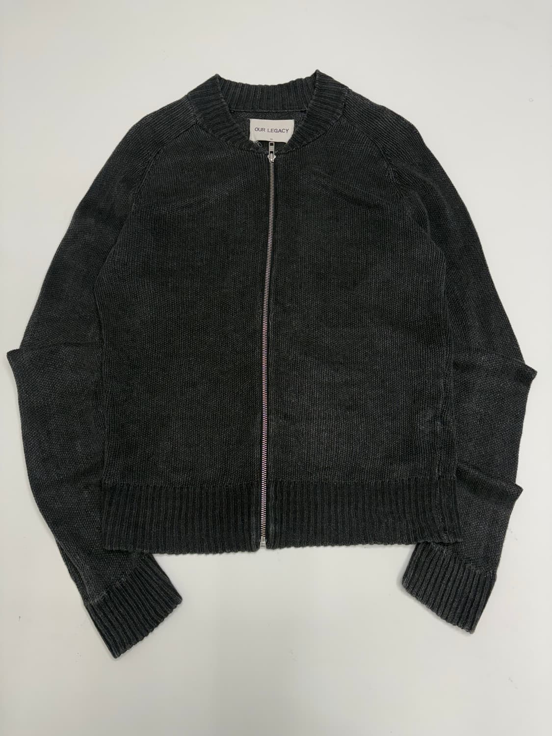 아워레가시 린넨 니트 집업 상품이미지1