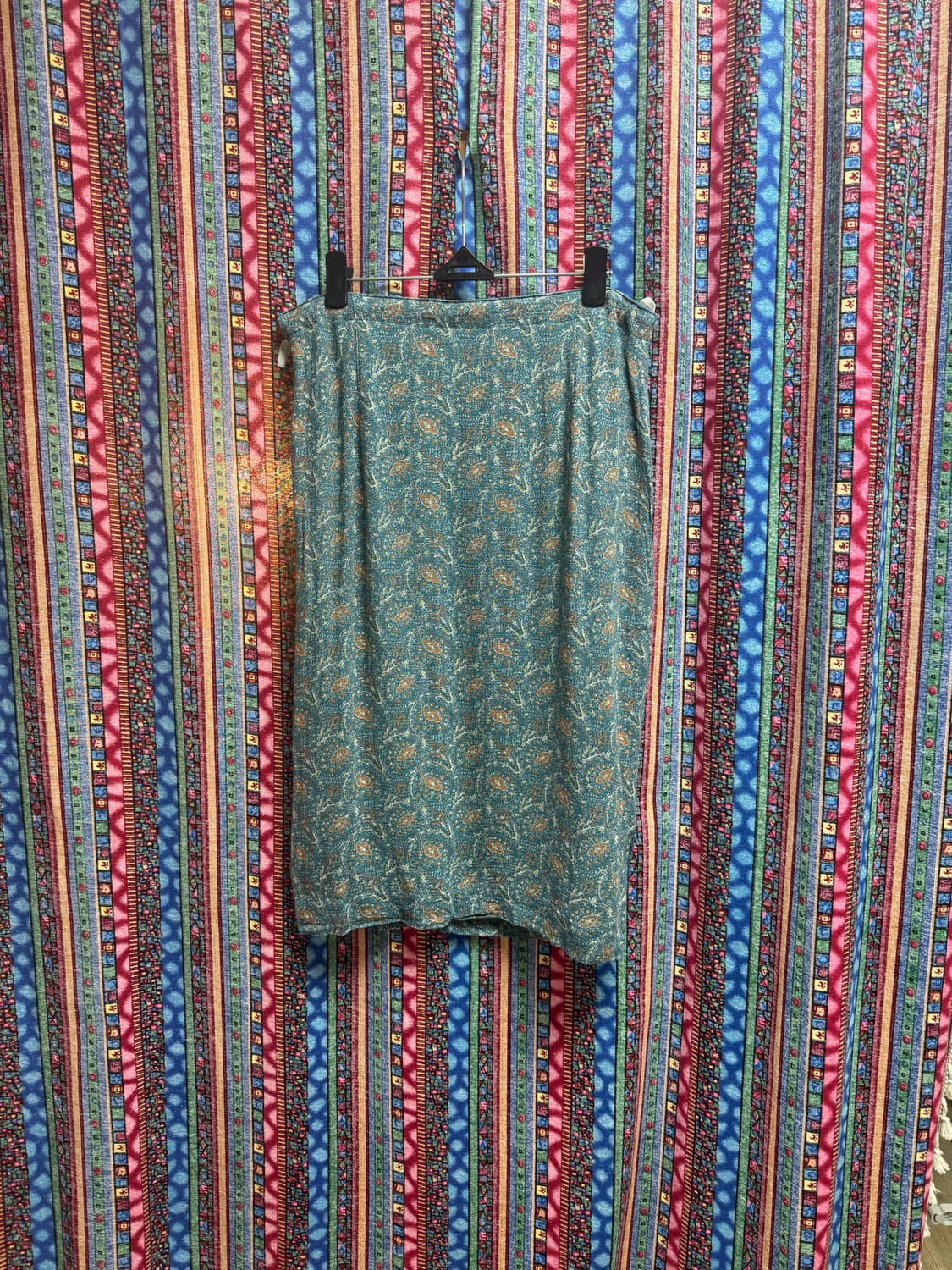 [빈티지] 페이즐리 패턴 미디스커트 상품이미지2