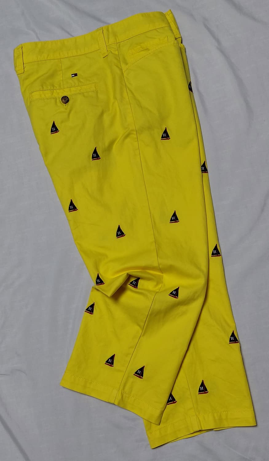 타미힐피거 요트 자수 크롭 팬츠 (옐로우/M) 상품이미지8