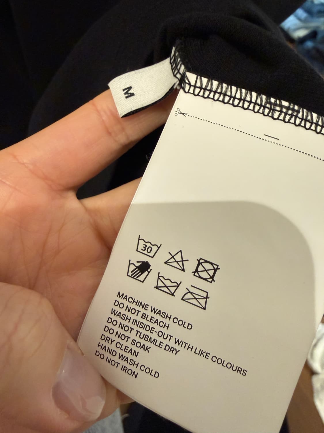 식스앤어하프 크루넥티 블랙 반팔 M 상품이미지6