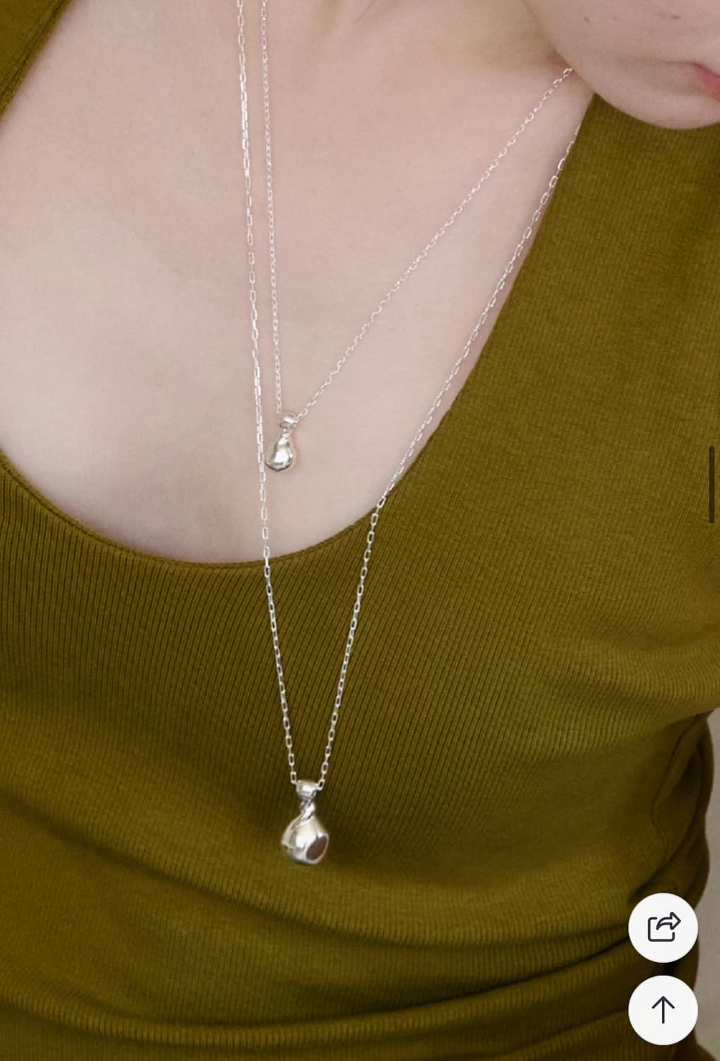 프리에븐 인 마이 포켓 라지 실버925 롱 목걸이 상품이미지6
