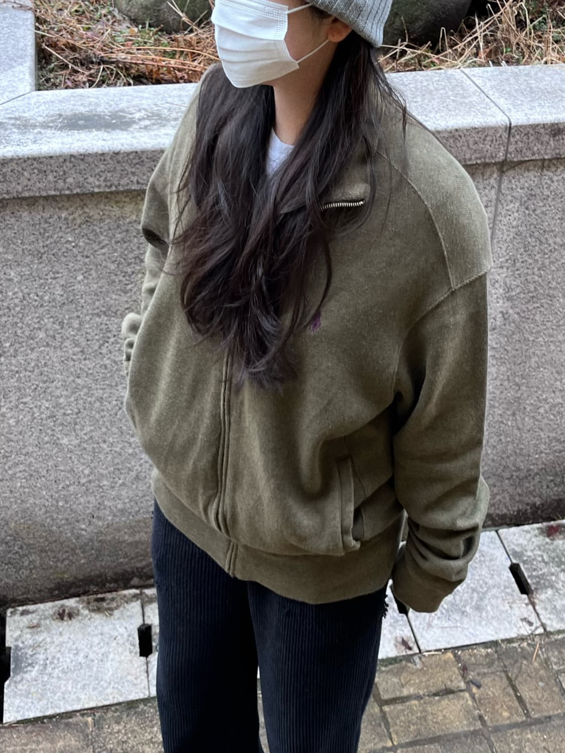 Polo RL 폴로 랄프로렌 니트 집업 (Olive) 상품이미지2