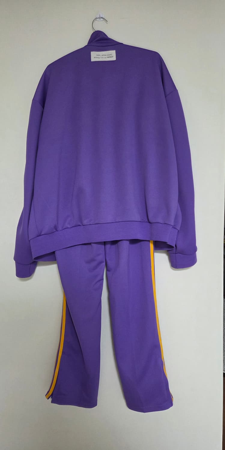 지코 착용 널디 트레이닝 셋업 퍼플 상품이미지3