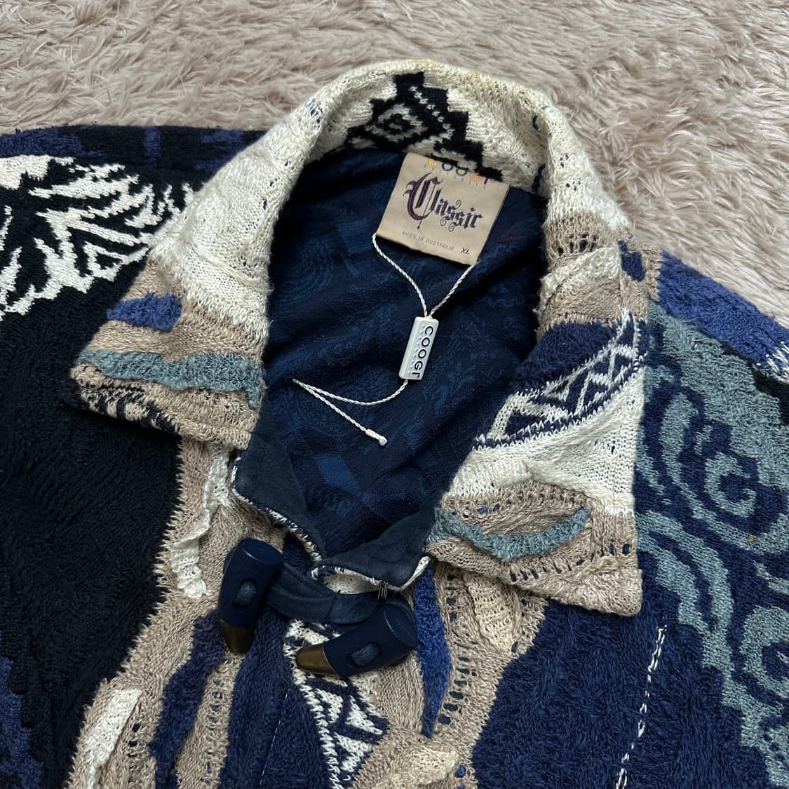 쿠지 coogi 80s 3D 케이블 토글 코트 상품이미지6