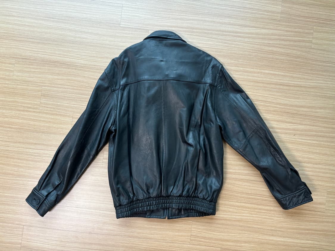 클래식 블랙 레더자켓 상품이미지6