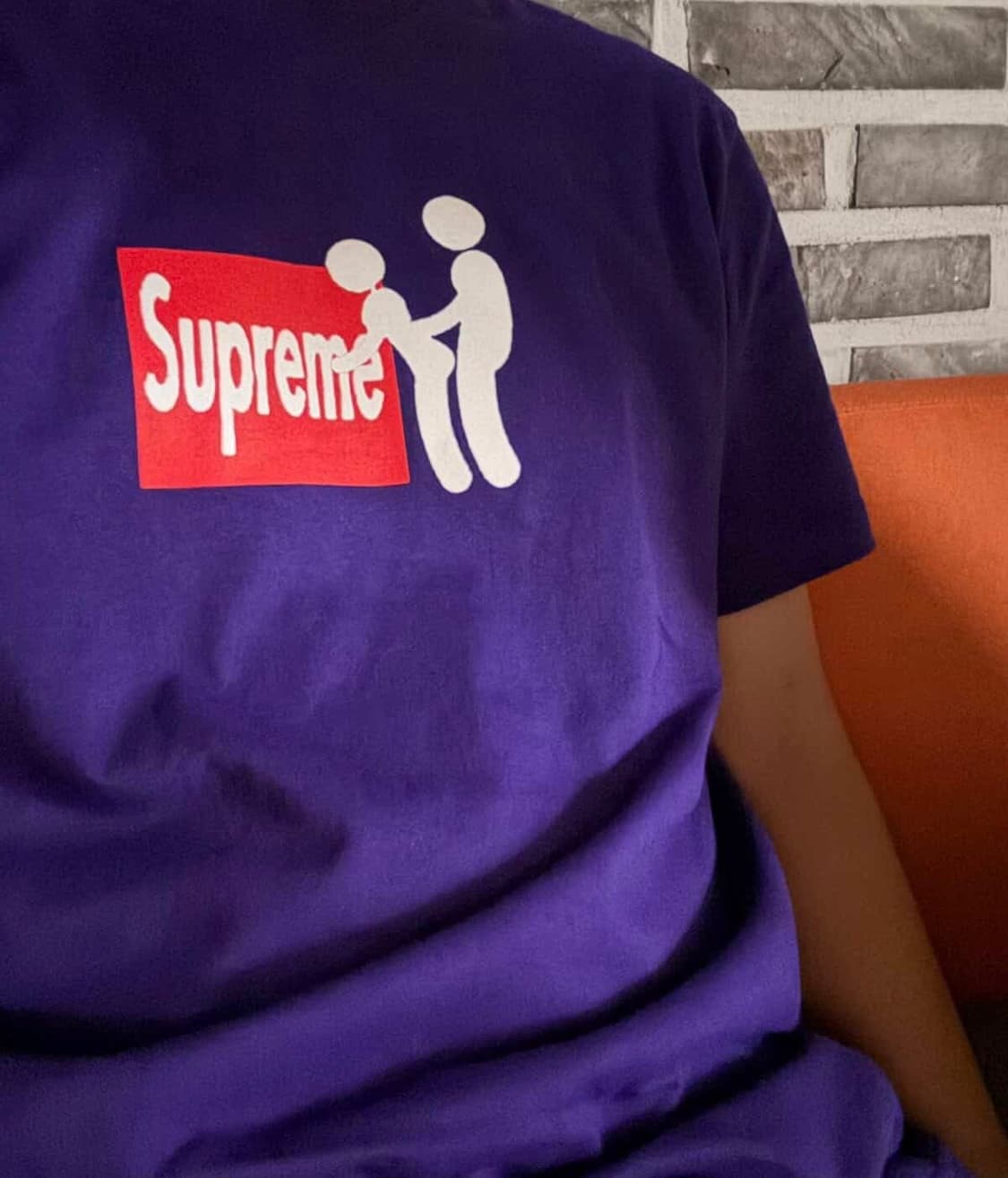 슈프림 스틱 티셔츠 퍼플 25fw 상품이미지2